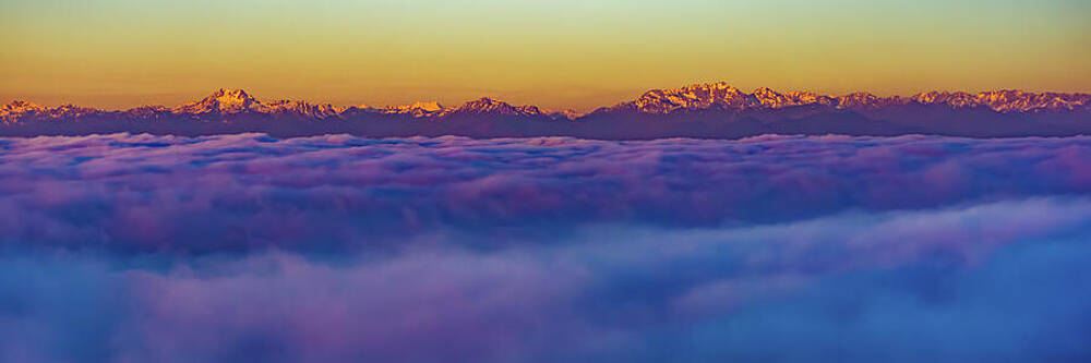 Sky Photograph - Olympic Mountains Washington #2 by Tommy Farnsworth