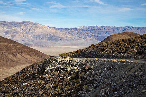 Mountain Wall Art featuring the photograph Panamint Valley - Basin Beneath The Dunes by Jonathan Babon