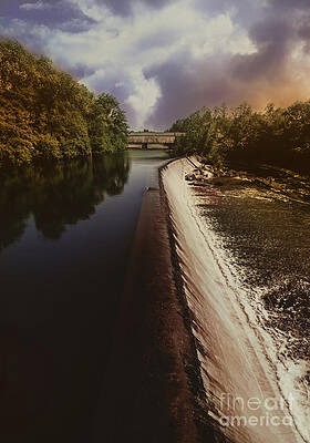 Foliage Photograph - Pulp Mill Bridge In Middlebury, Vermont #2 by Eric Killorin
