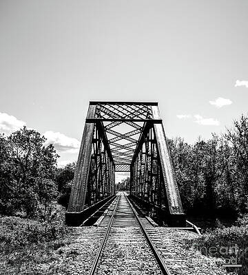 Addison County Photograph - Railroad Bridge In Middlebury, Vermont #2 by Eric Killorin