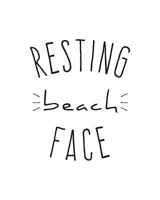 Beach Digital Art - Resting Beach Face #2 by Flippin Sweet Gear