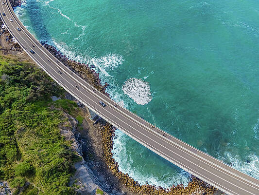 Natural Wall Art featuring the photograph Sea Cliff Bridge No 4 #1 by Andre Petrov