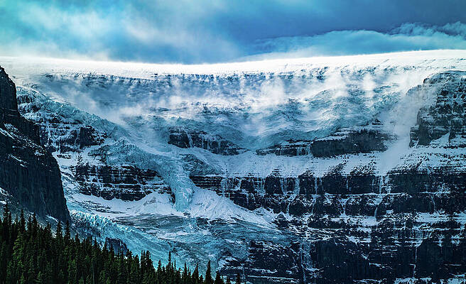 Canada Wall Art featuring the photograph Stutfield Glacier Icefield Parkway Alberta Canada #3 by Tommy Farnsworth