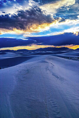 Desert Photograph - Sunset White Sands New Mexico #2 by Tommy Farnsworth