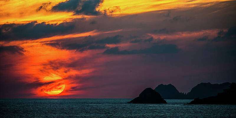 Sunset Wall Art featuring the photograph Sunsets Manzanillo Mexico #2 by Tommy Farnsworth