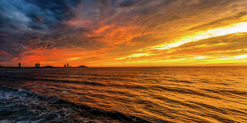 Sunset Wall Art featuring the photograph Sunsets Mazatlan Mexico #2 by Tommy Farnsworth