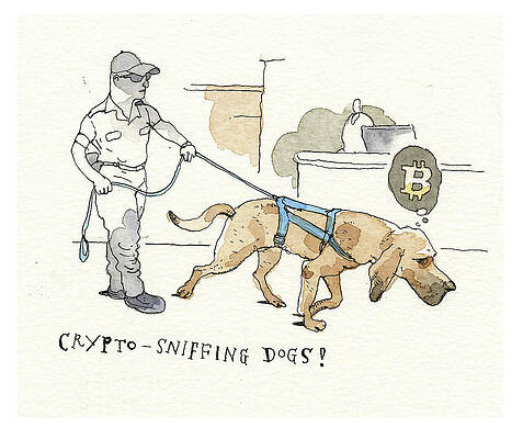 Money Painting - The Silicon Valley Bank Catastrophe #2 by Barry Blitt