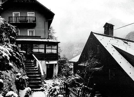 Moody Wall Art featuring the photograph Winter In Hallstatt #4 by Robert Grac
