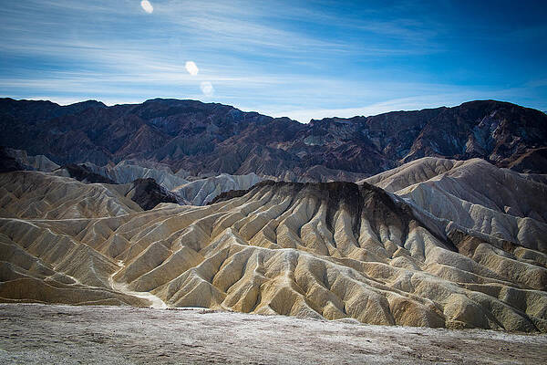 Mountain Wall Art featuring the photograph Zabriskie Point Outlook #2 by Jonathan Babon