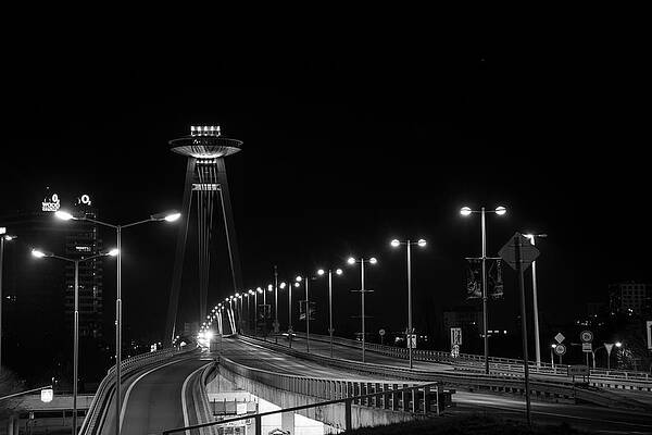 Landmark Photograph - Bratislava At Night #23 by Robert Grac