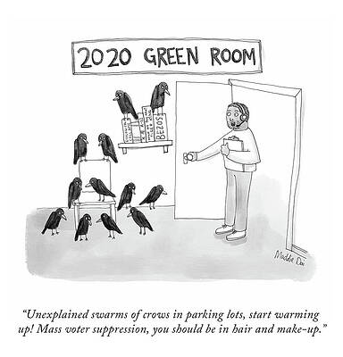 Green Drawing - 2020 Green Room by Maddie Dai