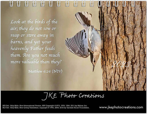 Inspirational Photograph - 2023 Inspirational Calendar Cover by Joni Eskridge