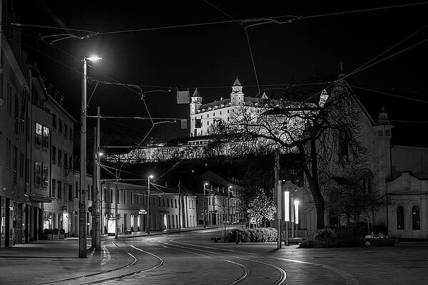Landmark Photograph - Bratislava At Night #22 by Robert Grac