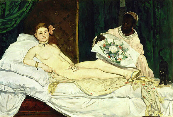 Edouard Manet's Olympia Painting