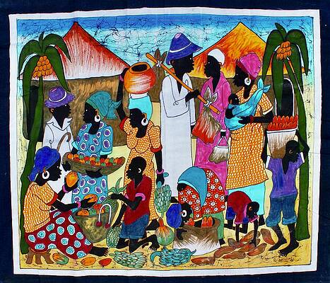 Fruit Wall Art featuring the painting 26 by Batiks