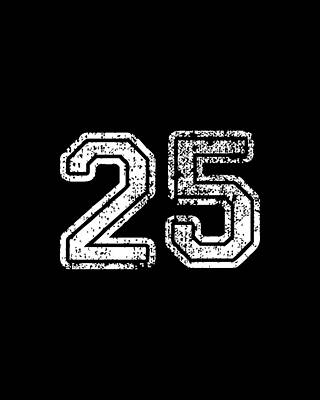 25 Wall Art featuring the digital art 25 by Flippin Sweet Gear