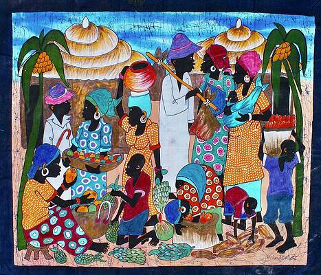 Fruit Wall Art featuring the painting 27 by Batiks