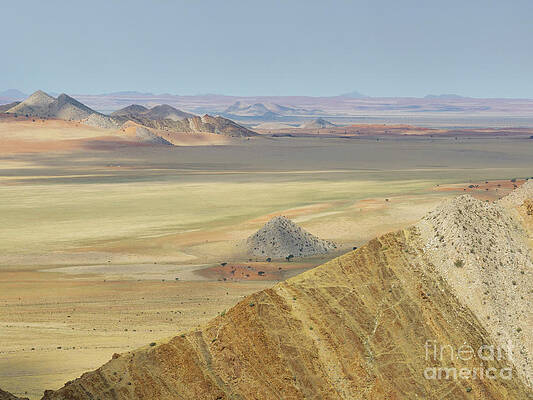Landscape Photograph - Desert Landscape From The C14 Road To Walvis Bay, Namibia #3 by Sami Sarkis Photography