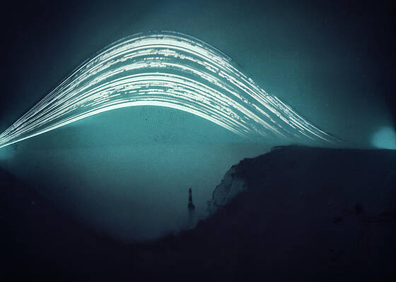 Horizon Photograph - 3 Month Exposure - Beachy Head Lighthouse. by Will Gudgeon