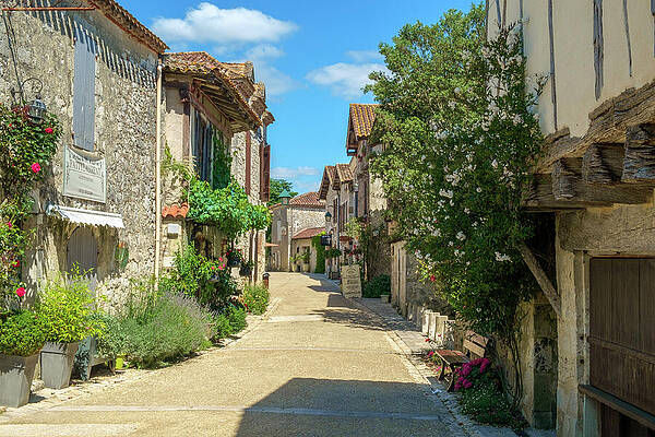 Charming French Village Street Photograph