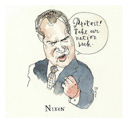 Portrait Painting - Putting Words In Their Mouths #3 by Barry Blitt