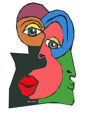 Modern Wall Art featuring the painting 3 by Rafael Salazar