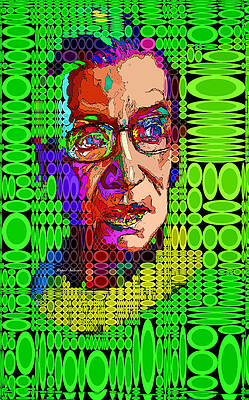 Modern Wall Art featuring the digital art Ruth Bader Ginsburg - RBG #2 by Rafael Salazar