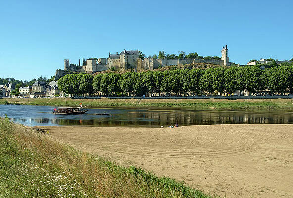 Scenic Photograph - The Chateau At Chinon #3 by Seeables Visual Arts