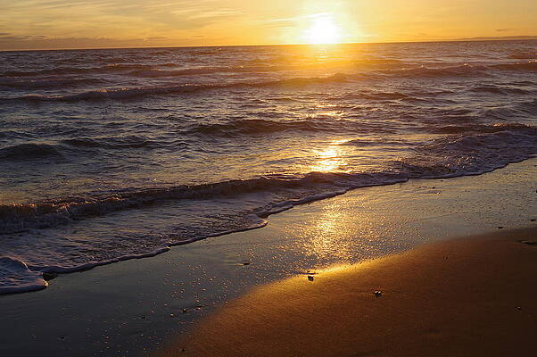 Wave Photograph - Marbella Sunset #32 by Murray Croft
