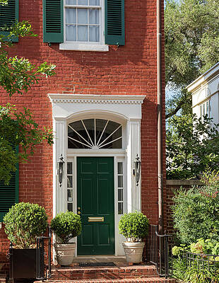 Tourism Wall Art featuring the photograph 3307 N Street NW Georgetown by Steven Heap