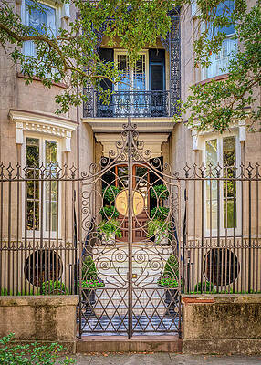 Elegant Iron Gate Entryway Photograph