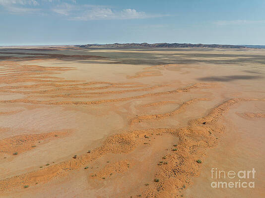 Landscape Photograph - Desert Landscape From The C14 Road To Walvis Bay, Namibia #4 by Sami Sarkis Photography