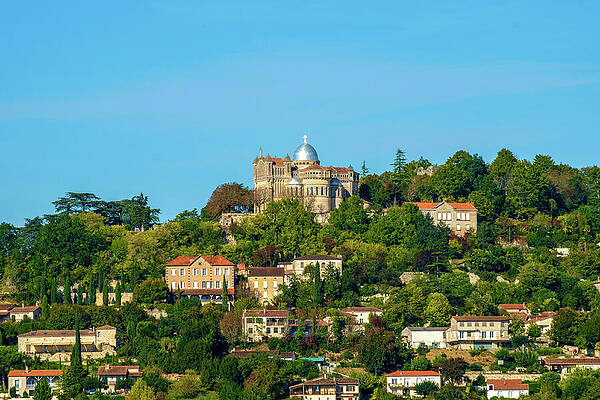 Scenic Photograph - Fortified Penne D'Agenais Overlooks Rural Agenais Countryside In #4 by Seeables Visual Arts