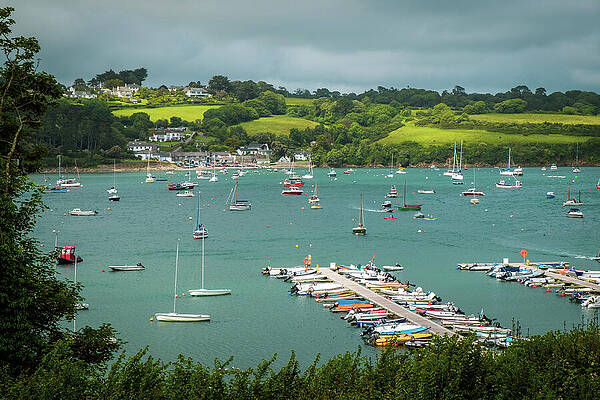 Tranquil Harbor with Boats Wall Art