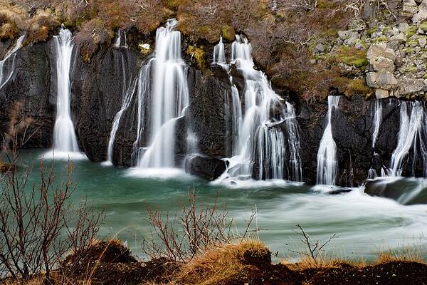 Wild Wall Art featuring the photograph Hraunfossar #4 by Robert Grac
