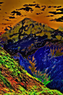Mountain Photograph - Mt. Hood #4 by Bruce Block