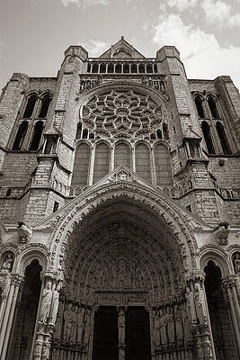 Stunning Gothic Cathedral Facade Photograph
