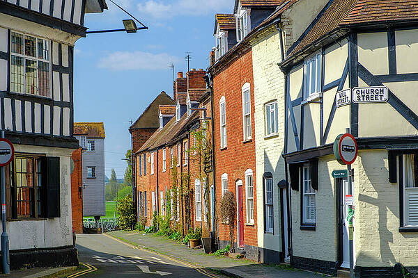 Quaint English Street Scene Wall Art