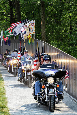 Tree Photograph - The American Veterans Travelling Tribute #4 by NorthEast Creativity