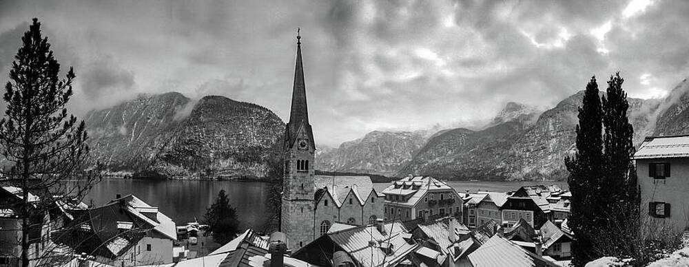 Moody Wall Art featuring the photograph Winter In Hallstatt #5 by Robert Grac