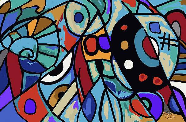 Bold Painting - 40 by Sonja Kraft