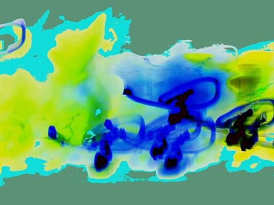 Line Digital Art - Abstract Expressionaryish #3 by T Oliver