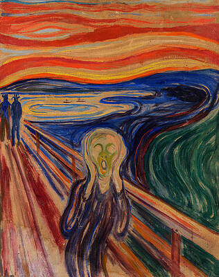 The Scream by Edvard Munch Painting