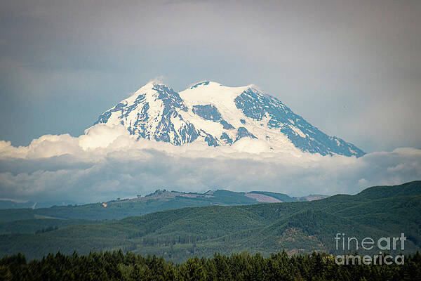 Landscape Photograph - 4651_ Mt. Rainier by Mark Triplett