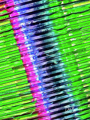 Abstract Photograph - Compact Discs by Dan Beauvais