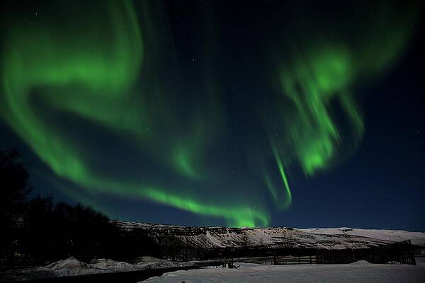Iceland Wall Art featuring the photograph Aurora Borealis #5 by Robert Grac
