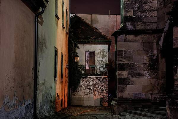 Landmark Photograph - Bratislava At Night #5 by Robert Grac