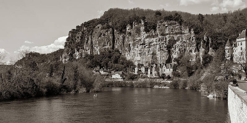 Scenic River and Cliffs Wall Art