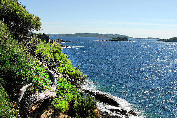 Hyeres,Giens,France,mediterranean sea,rocky coastline by Severija Kirilovaite