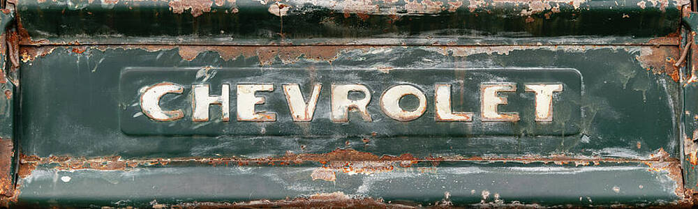 Wall Art featuring the photograph 50s Chevrolet Tailgate by Chad Thunberg